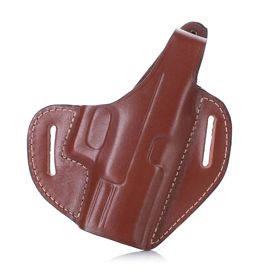 Classic Leather OWB Pancake Holster With Thumb-Break