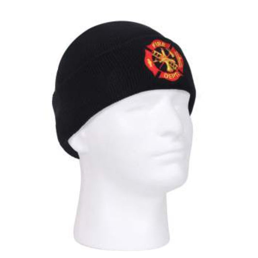 Fire Dept. Embroidered Beanie