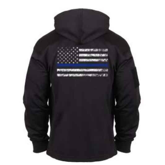 Thin Blue Line Hooded Sweatshirt (Concealed Carry)